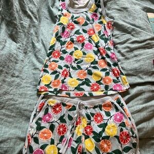 Hanna Andersson adult woman’s size L never worn pajamas with citrus